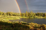 Double Rainbow over Lake - Jerry Kaiser